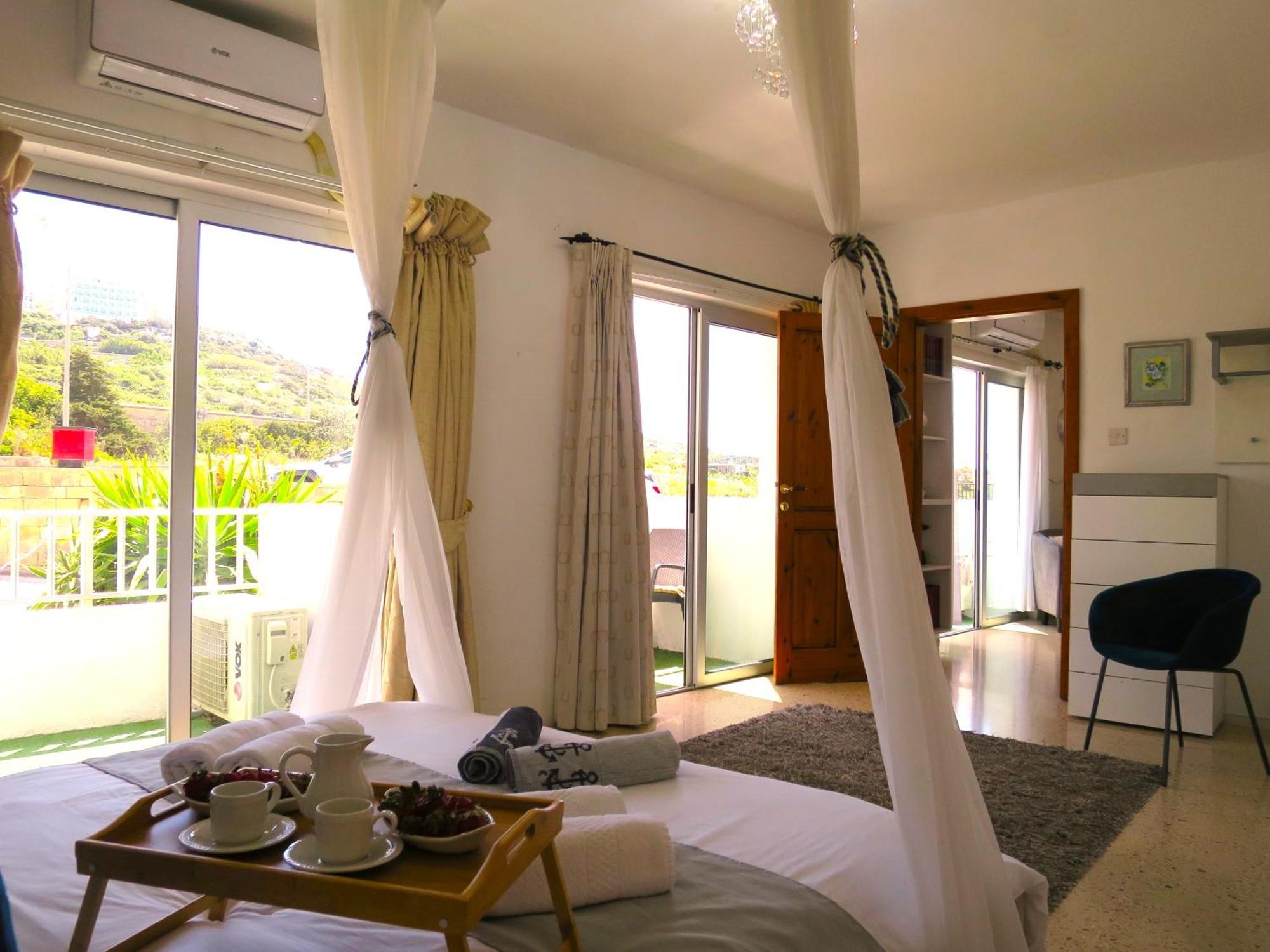 Close To Beach Unique & Cozy Apartment 3 Balconies Country Views Mellieħa Eksteriør bilde