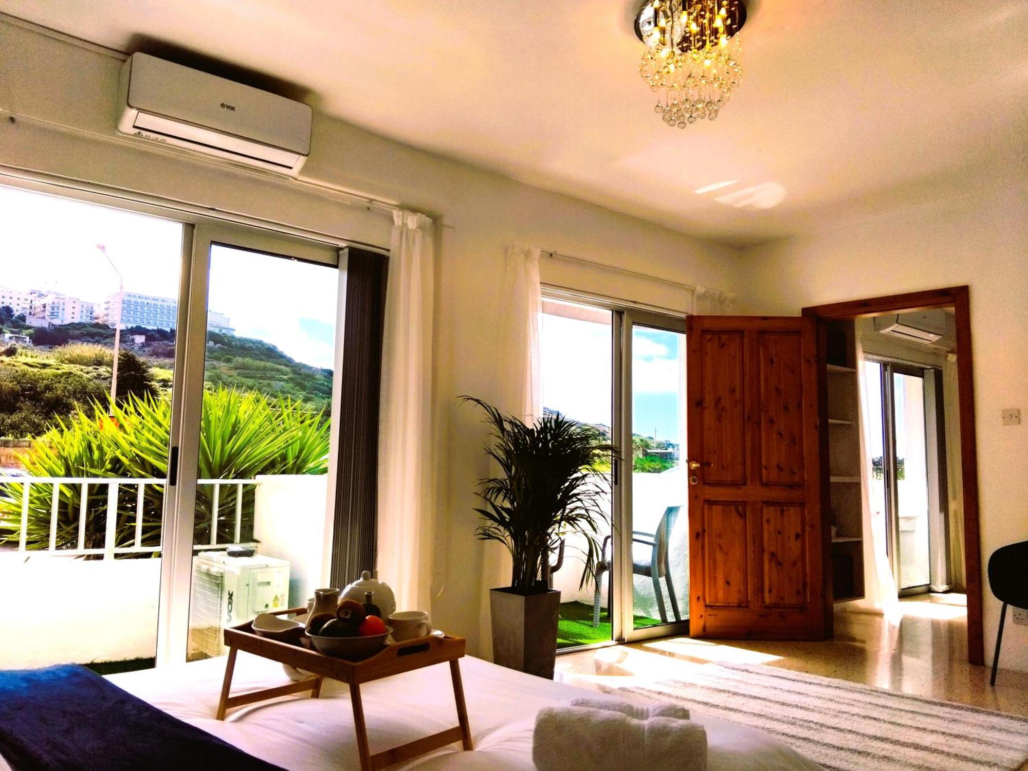 Close To Beach Unique & Cozy Apartment 3 Balconies Country Views Mellieħa Eksteriør bilde